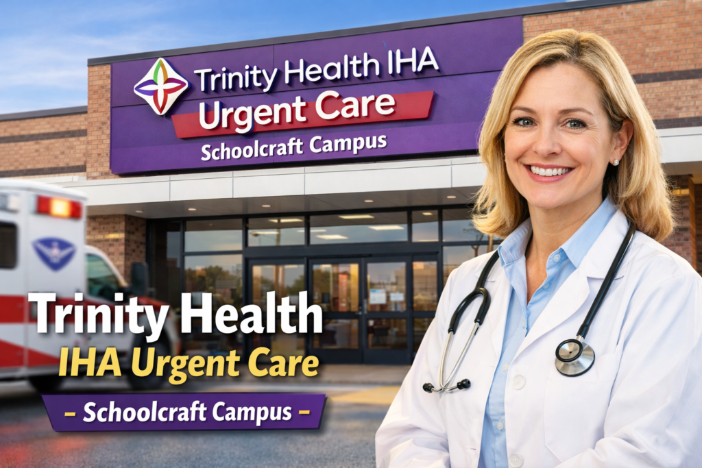 trinity health iha urgent care - schoolcraft campus