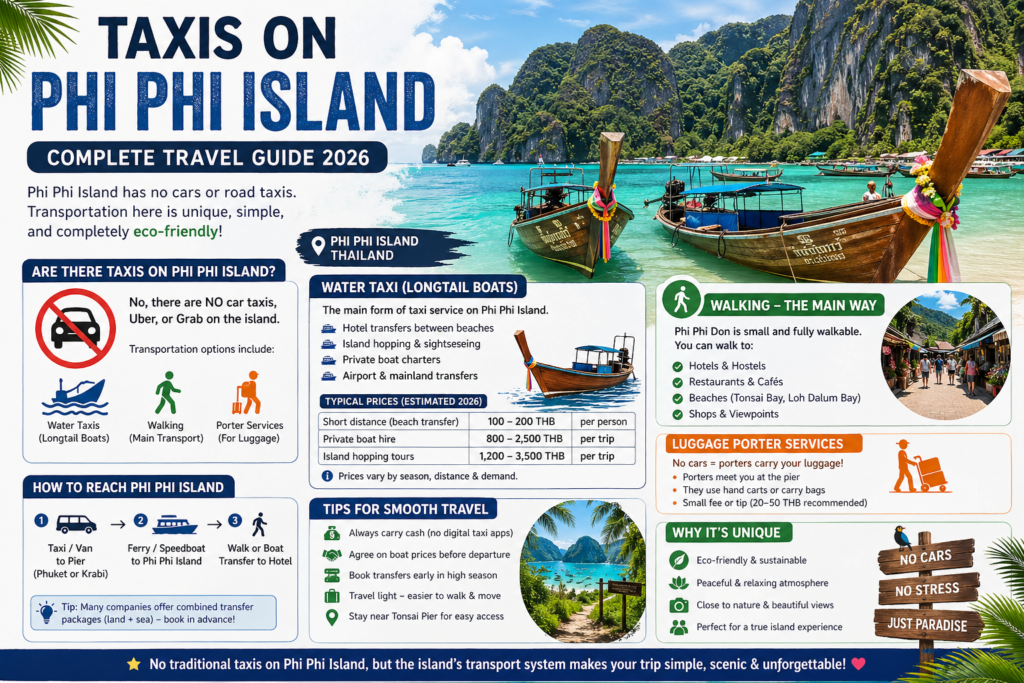 taxis on Phi Phi Island